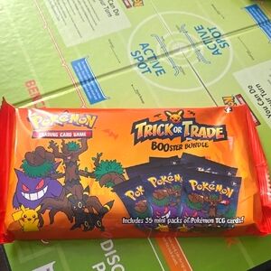 Un Opened Pokemon Trick or Trade Booster Bundle